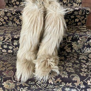 Furry boots